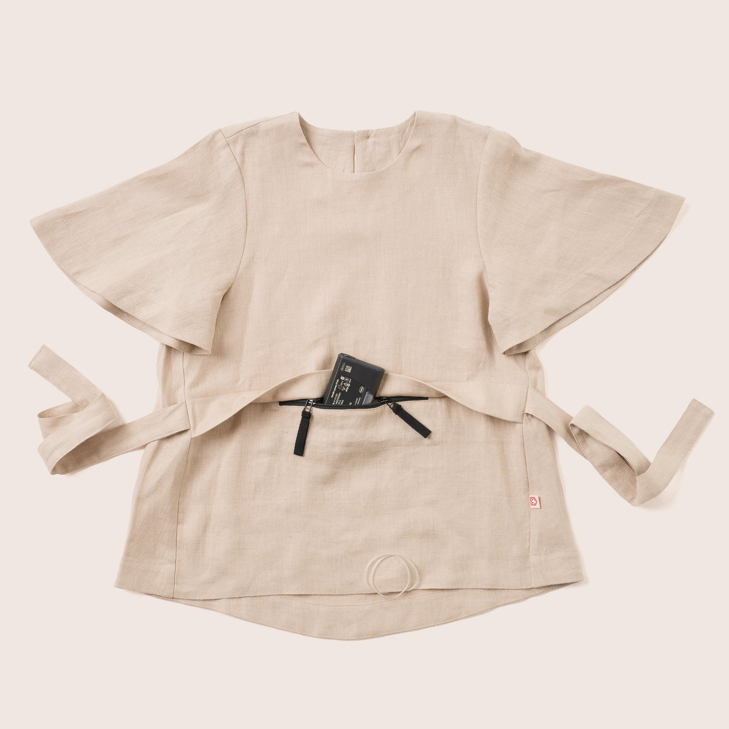 Type 1 Diabetes Clothing - Pastel colors T-shirt with pockets | Our Pocket Hero