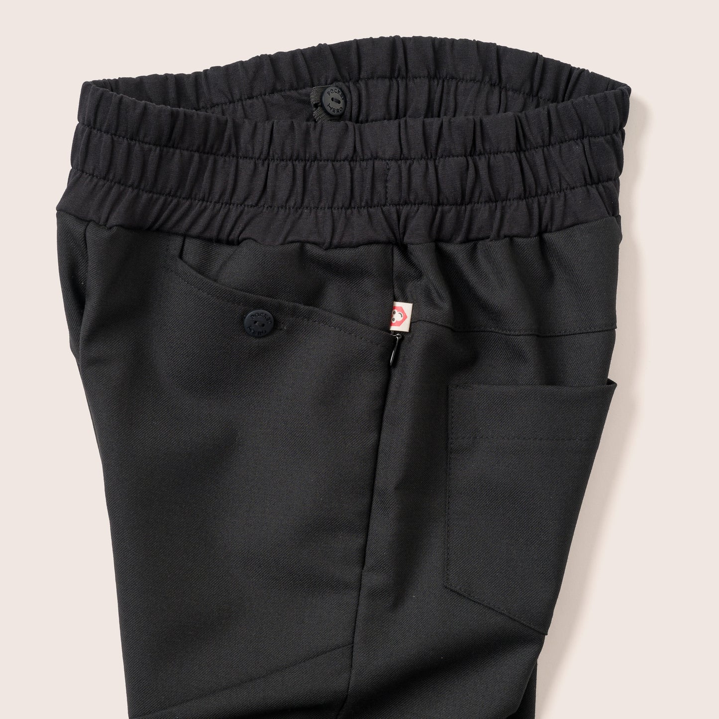 Type 1 Diabetes Clothing - Kids black trousers with pockets | Our Pocket Hero