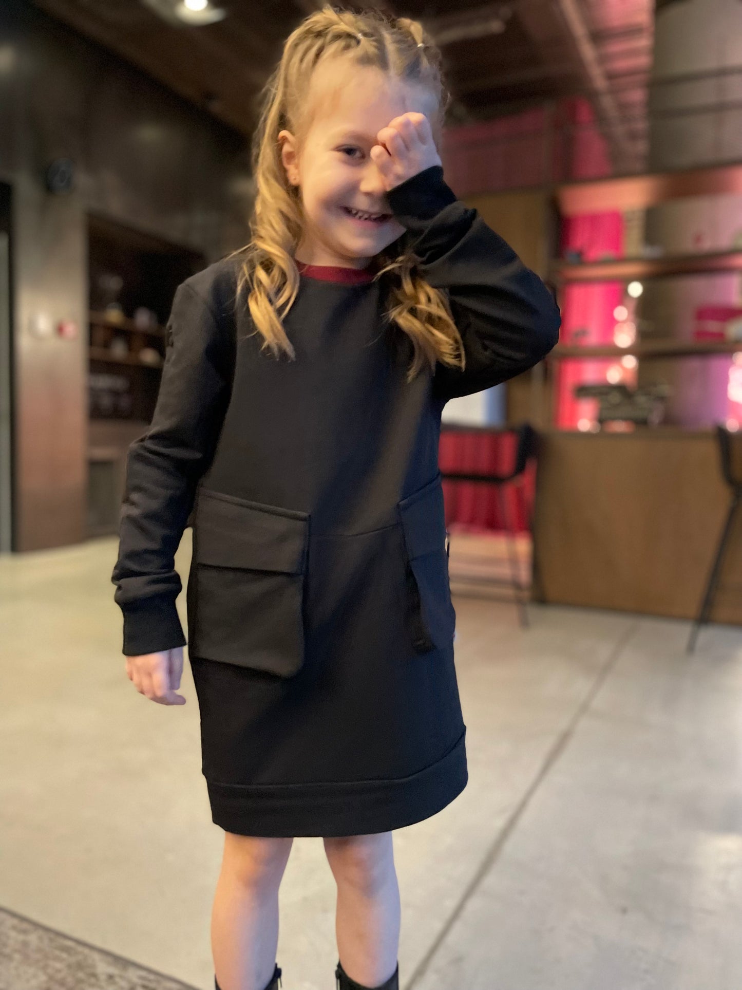 Type 1 Diabetes Clothing - Cotton dress with pockets | Our Pocket Hero