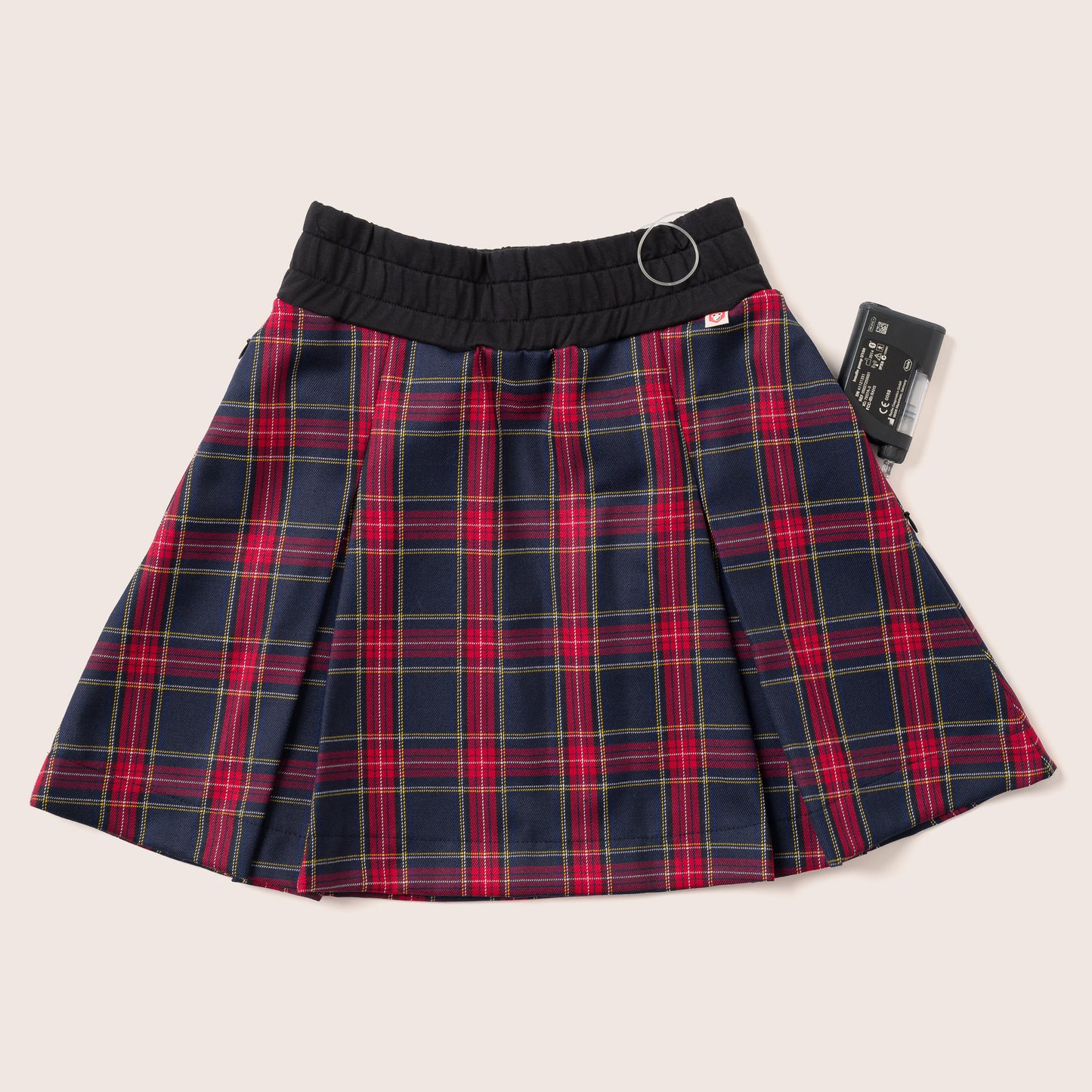 Type 1 Diabetes Clothing - T1d Girls Pleated Skirt High Waisted Plaid A-line Skirts with pockets | Our Pocket Hero