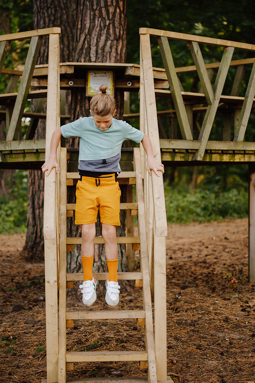 Type 1 Diabetes Clothing - Shorts Yellow | Our Pocket Hero