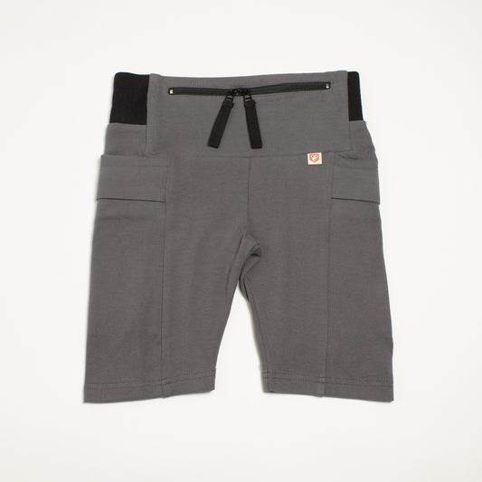 Type 1 Diabetes Clothing - Biker shorts Grey | Our Pocket Hero