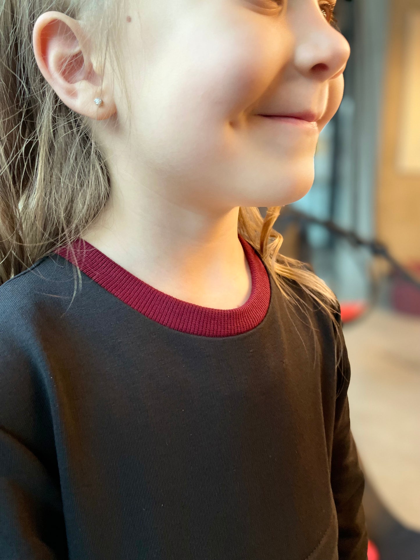 Type 1 Diabetes Clothing - Cotton dress with pockets Black | Our Pocket Hero