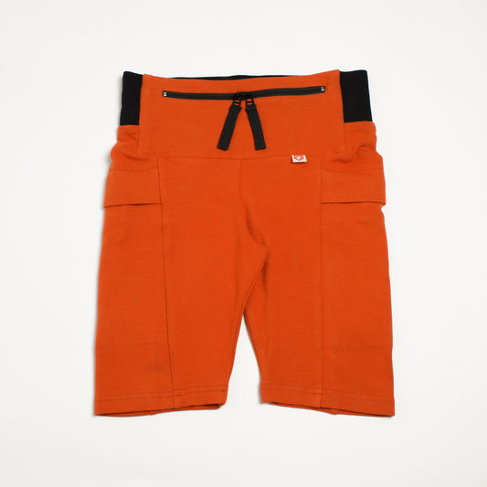 Type 1 Diabetes Clothing - Biker shorts Orange | Our Pocket Hero