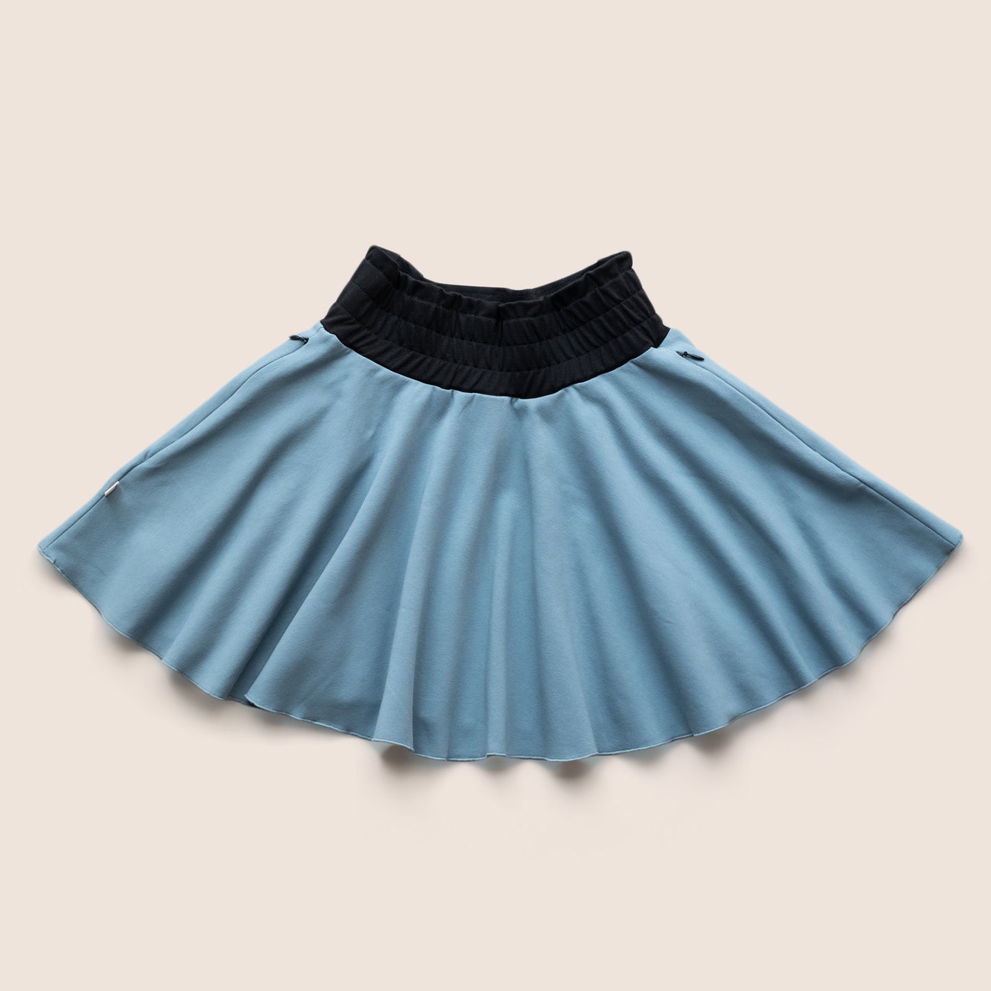 Type 1 Diabetes Clothing - Girls Skirt Sky Blue with pockets | Our Pocket Hero
