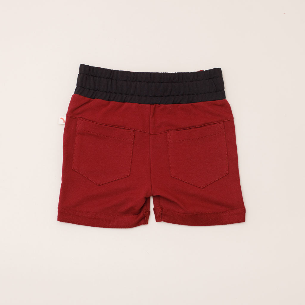Type 1 Diabetes Clothing - Shorts Bordo | Our Pocket Hero