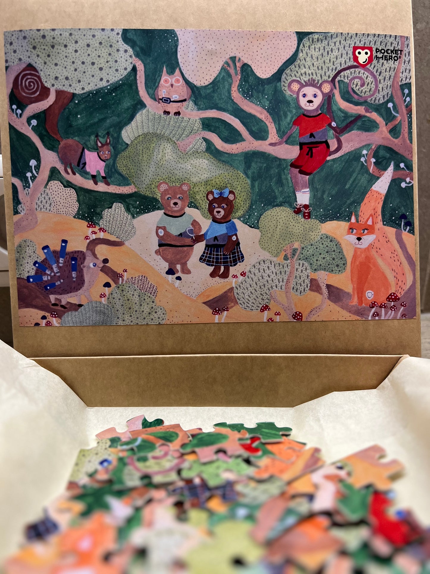 Pocket Hero™ Forest Puzzle | Type 1 Diabetes Educational Kids Puzzle