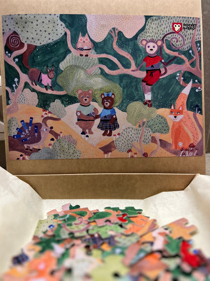 Pocket Hero™ Forest Puzzle | Type 1 Diabetes Educational Kids Puzzle