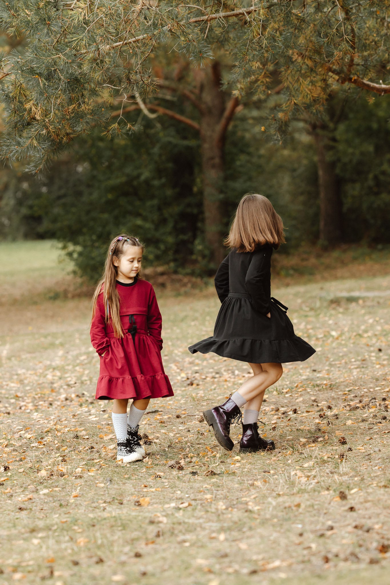 Black long sleeve clearance dress with pockets