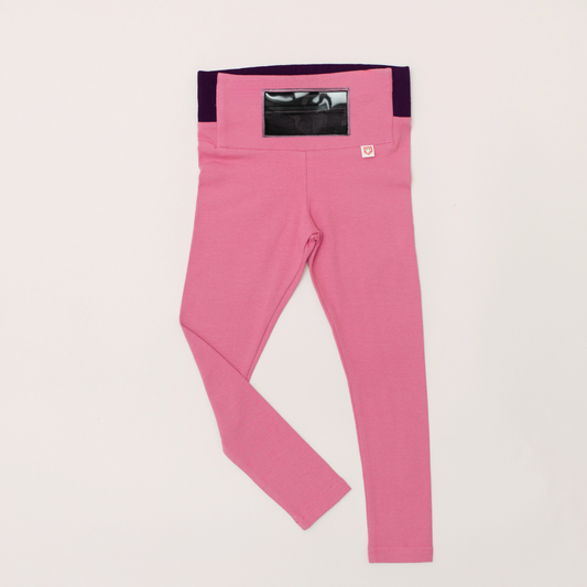 Type 1 Diabetes Clothing - Pink Leggings | Our Pocket Hero