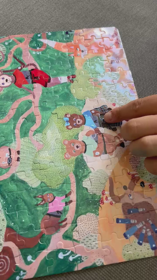 Pocket Hero™ Forest Puzzle | Type 1 Diabetes Educational Kids Puzzle