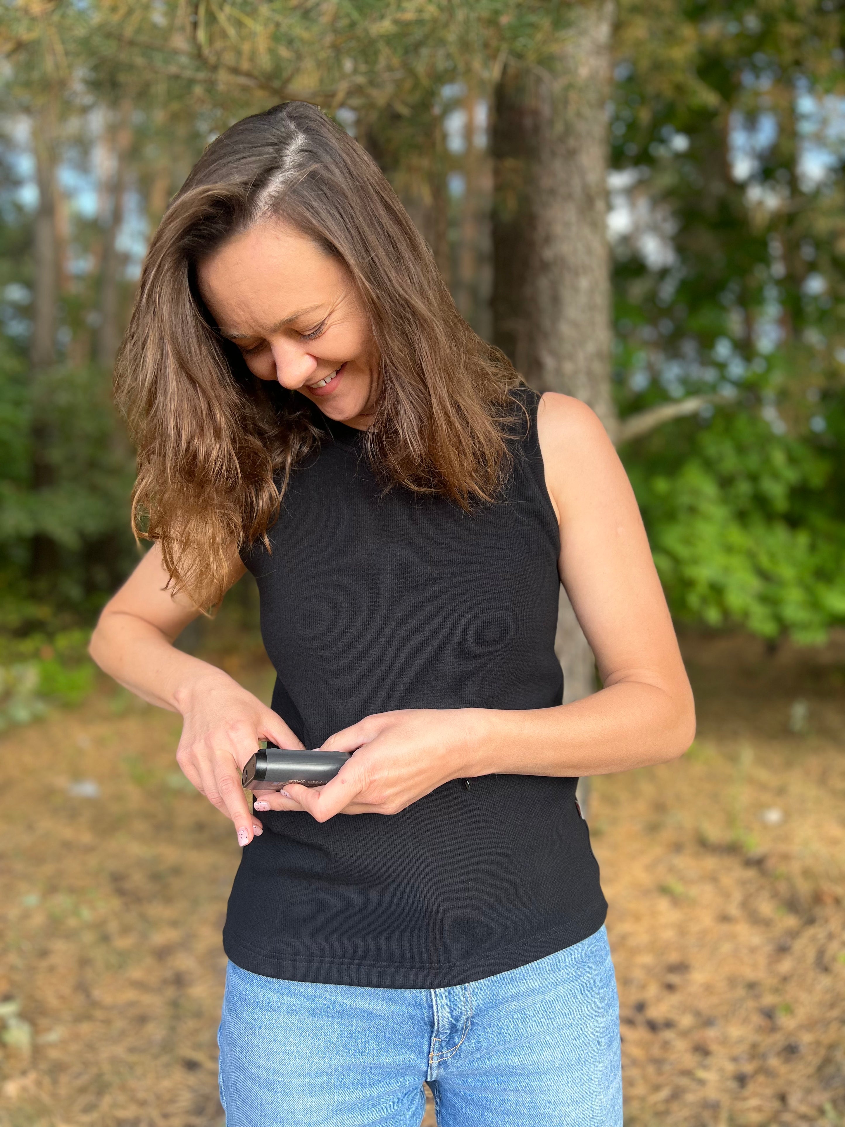 Type 1 Diabetes Clothing Tank top adult Black Our Pocket Hero