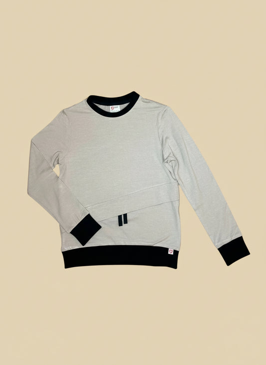 Pyjama Long Sleeve Top for T1D Kids (Ages 3-14) – Sleepwear with Pockets for Medical Devices