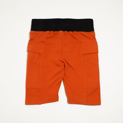 Type 1 Diabetes Clothing - Biker shorts Orange | Our Pocket Hero