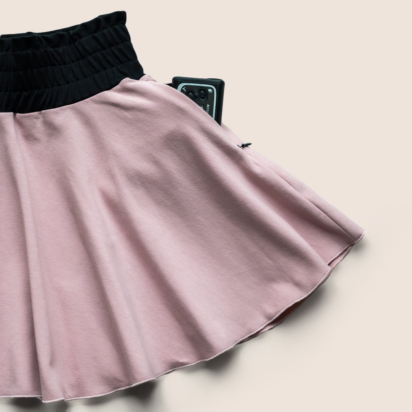 Type 1 Diabetes Clothing - Girls Skirt Ballet Pink with pockets | Our Pocket Hero
