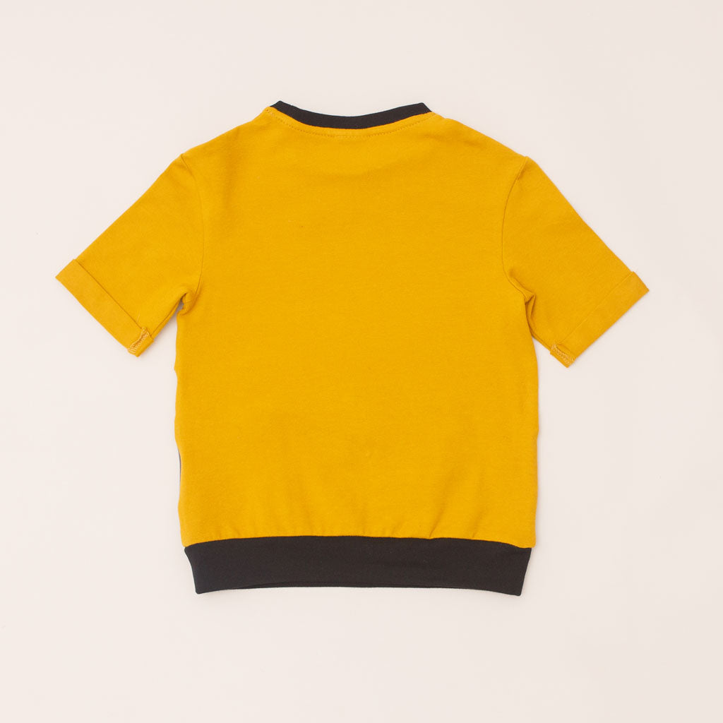 Type 1 Diabetes Clothing - Short Sleeve T-shirt Yellow | Our Pocket Hero