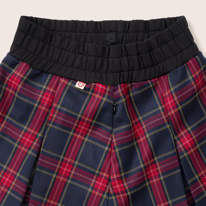 Type 1 Diabetes Clothing - T1d Girls Pleated Skirt High Waisted Plaid A-line Skirts with pockets | Our Pocket Hero