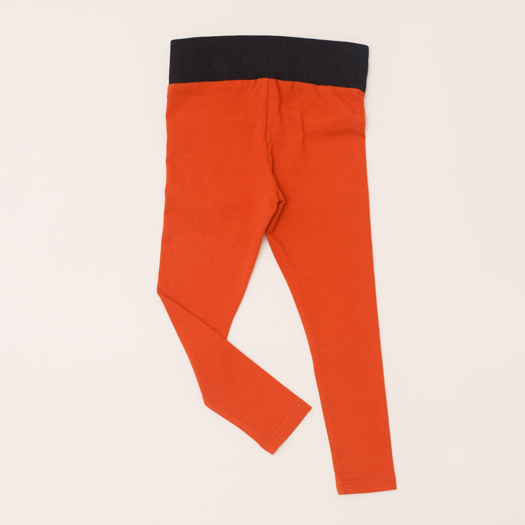 Type 1 Diabetes Clothing - Leggings Orange | Our Pocket Hero