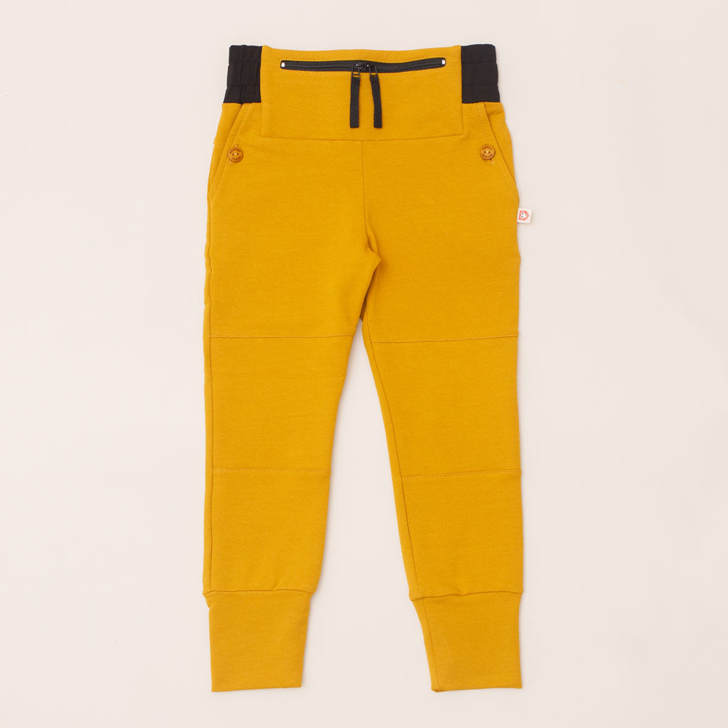 Twill pull-on trousers - Yellow - Kids | H&M IN