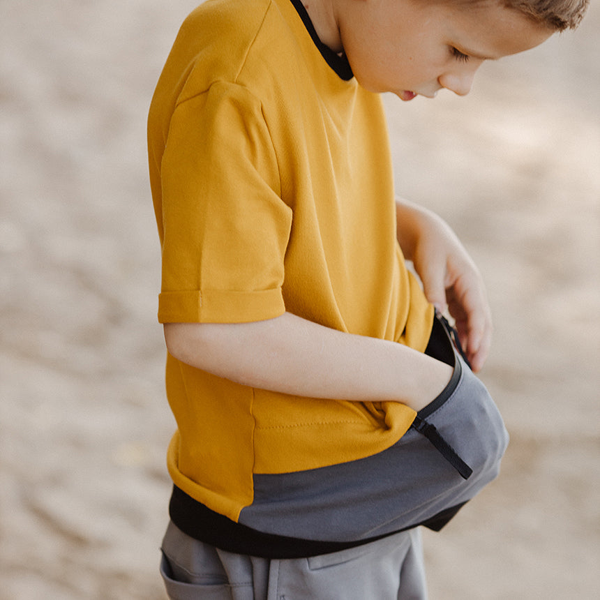 Type 1 Diabetes Clothing - Short Sleeve T-shirt Yellow | Our Pocket Hero