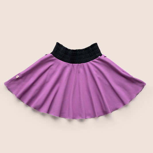 Type 1 Diabetes Clothing - Girls Skirt Bubblegum Purple with pockets | Our Pocket Hero